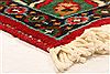 Tabriz Red Square Hand Knotted 110 X 26  Area Rug 253-26273 Thumb 1