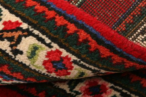 Tabriz Red Hand Knotted 110 X 27 Area Rug 100-26274 Image 2