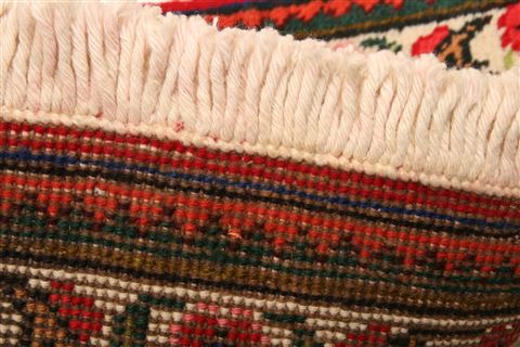Tabriz Red Hand Knotted 110 X 27 Area Rug 100-26274 Image 4
