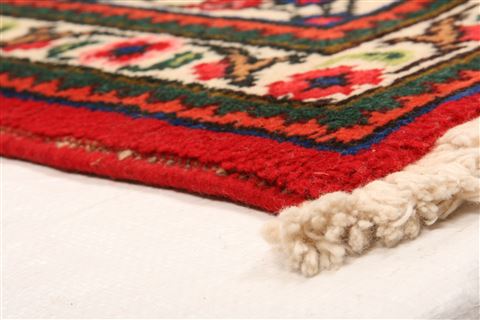 Tabriz Red Hand Knotted 110 X 27 Area Rug 100-26274 Image 5