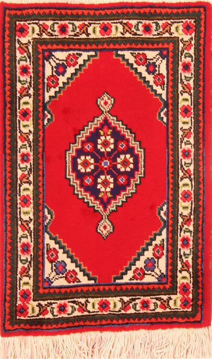 Tabriz Red Hand Knotted 110 X 27 Area Rug 100-26274 Image 0