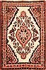 Hamedan Red Square Hand Knotted 18 X 26 Area Rug 253-26275 Thumb 0