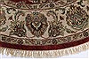 Kashan Beige Round Hand Knotted 610 X 610 Area Rug 250-26277 Thumb 5