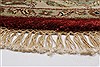 Kashan Beige Round Hand Knotted 610 X 610 Area Rug 250-26277 Thumb 7