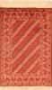 Tabriz Red Hand Knotted 111 X 210 Area Rug 100-26279 Thumb 0
