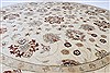 Pishavar Beige Round Hand Knotted 80 X 80 Area Rug 250-26280 Thumb 2