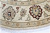 Pishavar Beige Round Hand Knotted 80 X 80 Area Rug 250-26280 Thumb 3