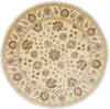 Pishavar Beige Round Hand Knotted 80 X 80  Area Rug 250-26280 Thumb 0