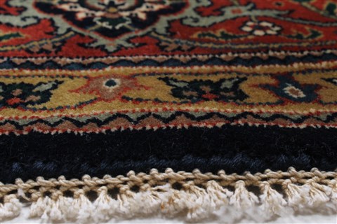 Herati Beige Round Hand Knotted 80 X 80 Area Rug 250-26281 Image 5
