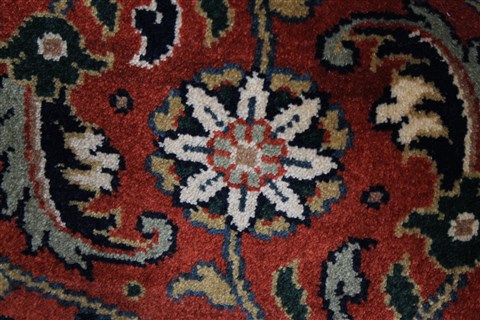 Herati Beige Round Hand Knotted 80 X 80 Area Rug 250-26281 Image 7