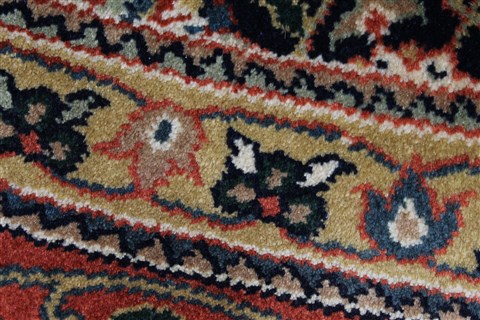 Herati Beige Round Hand Knotted 80 X 80 Area Rug 250-26281 Image 8