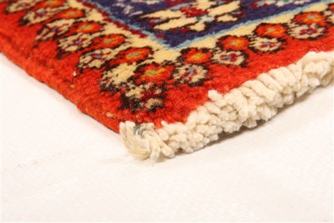 Tabriz Red Hand Knotted 111 X 210 Area Rug 100-26282 Image 7