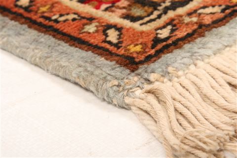 Tabriz Multicolor Hand Knotted 111 X 30 Area Rug 253-26283 Image 8