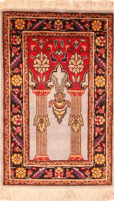 Tabriz Multicolor Hand Knotted 111 X 30 Area Rug 253-26283 Image 0
