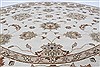 Chobi Beige Round Hand Knotted 82 X 82  Area Rug 250-26284 Thumb 3