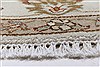 Chobi Beige Round Hand Knotted 82 X 82  Area Rug 250-26284 Thumb 6
