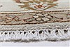 Chobi Beige Round Hand Knotted 82 X 82  Area Rug 250-26284 Thumb 6