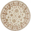 Chobi Beige Round Hand Knotted 82 X 82  Area Rug 250-26284 Thumb 0