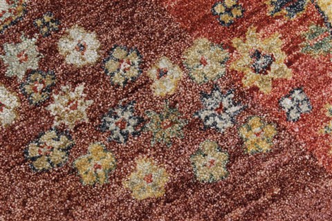 Modern Beige Round Hand Knotted 82 X 82 Area Rug 250-26286 Image 5