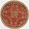 Modern Beige Round Hand Knotted 82 X 82  Area Rug 250-26286 Thumb 0