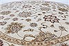 Chobi Beige Round Hand Knotted 80 X 80  Area Rug 250-26288 Thumb 2