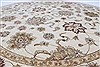 Chobi Beige Round Hand Knotted 80 X 80 Area Rug 250-26288 Thumb 2