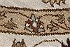 Chobi Beige Round Hand Knotted 80 X 80 Area Rug 250-26288 Thumb 9
