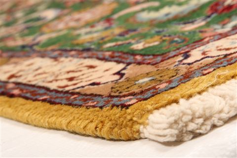 Tabriz Green Hand Knotted 19 X 32 Area Rug 100-26289 Image 6