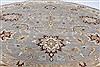 Chobi Beige Round Hand Knotted 80 X 81  Area Rug 250-26291 Thumb 14