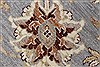 Chobi Beige Round Hand Knotted 80 X 81  Area Rug 250-26291 Thumb 20