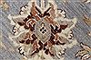 Chobi Beige Round Hand Knotted 80 X 81  Area Rug 250-26291 Thumb 8
