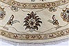 Ziegler Beige Round Hand Knotted 80 X 81 Area Rug 250-26293 Thumb 3