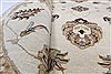 Ziegler Beige Round Hand Knotted 80 X 81 Area Rug 250-26293 Thumb 9