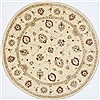 Ziegler Beige Round Hand Knotted 80 X 81  Area Rug 250-26293 Thumb 0