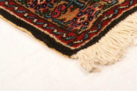 Sanandaj Green Hand Knotted 110 X 29 Area Rug 253-26294 Image 1