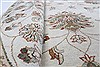 Chobi Beige Round Hand Knotted 81 X 82 Area Rug 250-26295 Thumb 1