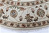 Chobi Beige Round Hand Knotted 81 X 82 Area Rug 250-26295 Thumb 4