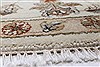 Chobi Beige Round Hand Knotted 81 X 82 Area Rug 250-26295 Thumb 6