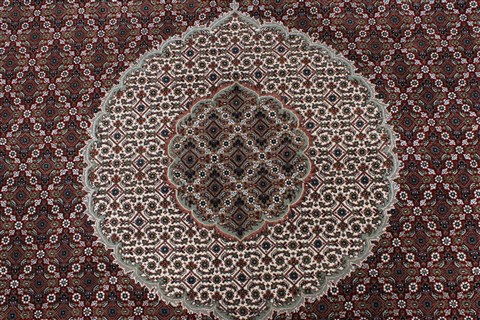 Mahi Beige Round Hand Knotted 82 X 83 Area Rug 250-26296 Image 4