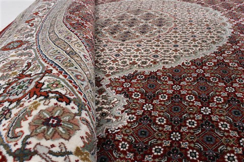 Mahi Beige Round Hand Knotted 82 X 83 Area Rug 250-26296 Image 9