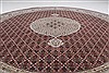 Mahi Beige Round Hand Knotted 82 X 83 Area Rug 250-26296 Thumb 2