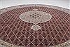 Mahi Beige Round Hand Knotted 82 X 83  Area Rug 250-26296 Thumb 2