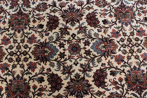Tabriz Beige Round Hand Knotted 80 X 80 Area Rug 250-26297 Image 4