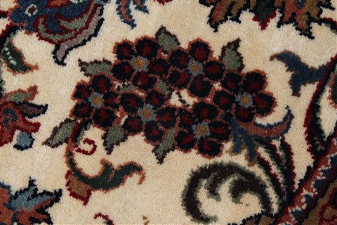 Tabriz Beige Round Hand Knotted 80 X 80 Area Rug 250-26297 Image 6