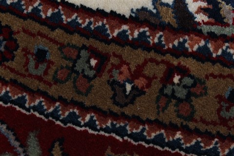 Tabriz Beige Round Hand Knotted 80 X 80 Area Rug 250-26297 Image 8