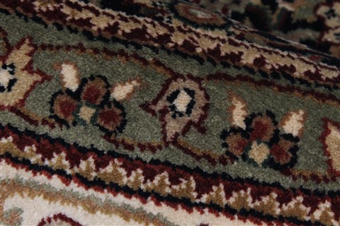 Herati Beige Round Hand Knotted 80 X 80 Area Rug 250-26298 Image 6