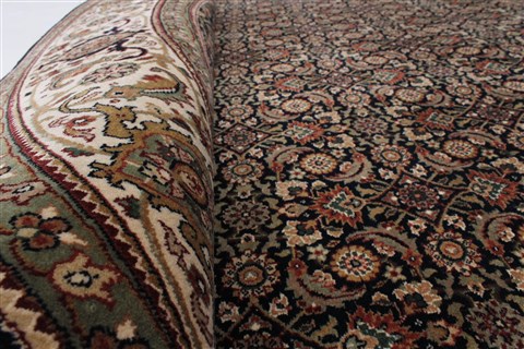 Herati Beige Round Hand Knotted 80 X 80 Area Rug 250-26298 Image 8