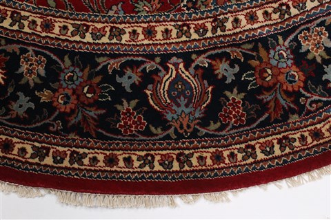 Kashmar Beige Round Hand Knotted 711 X 711 Area Rug 250-26300 Image 5
