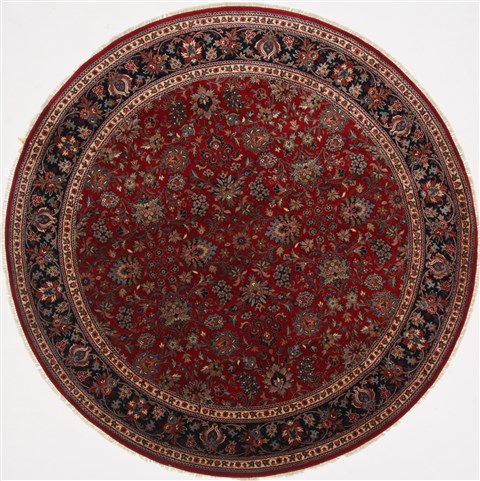 Kashmar Beige Round Hand Knotted 711 X 711 Area Rug 250-26300 Image 0