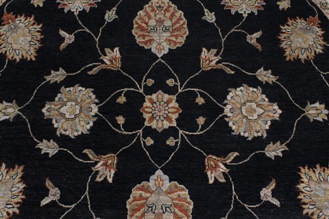 Chobi Beige Round Hand Knotted 81 X 82 Area Rug 250-26301 Image 3